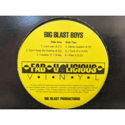 BIG BLAST BOYS Ep, 12" vinyl EP. GIP1001