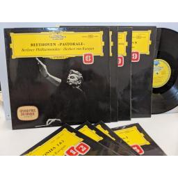 BERLIN PHILHARMONIC Beethoven symphonies 1 to 9, 8x 12" vinyl LP. 138801