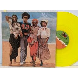 BONEY M Hooray hooray it's a holi - holiday, Ribbons of blue, 12" yellow vinyl SINGLE. K11279