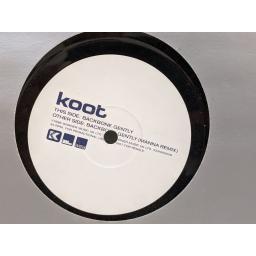 KOOT Backbone gently, (manna remix), 10" vinyl PROMO. 3331000026