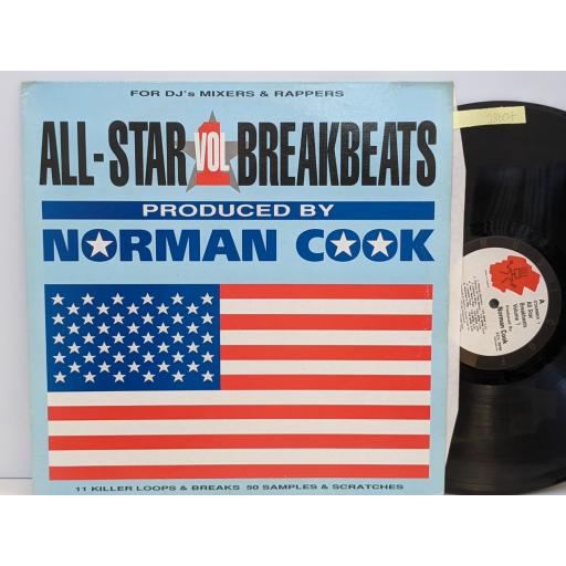 NORMAN COOK All star breakbeats volume 1, 12" vinyl LP. STARMIX1