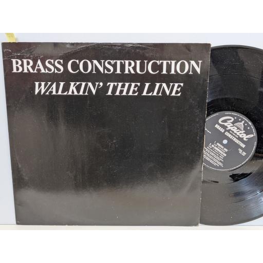 BASS CONSTRUCTION Walkin' the line, Forever love, No communication, 12" vinyl SINGLE. 12CL292