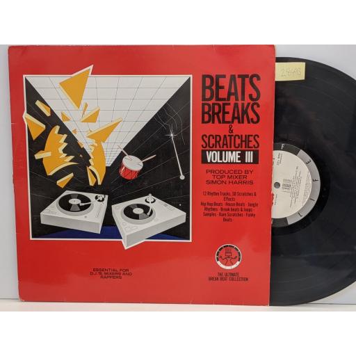SIMON HARRIS Beats breaks and scratches volume 2, 12" vinyl LP. MOMIX2