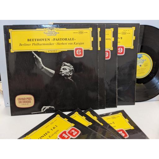 BERLIN PHILHARMONIC Beethoven symphonies 1 to 9, 8x 12" vinyl LP. 138801