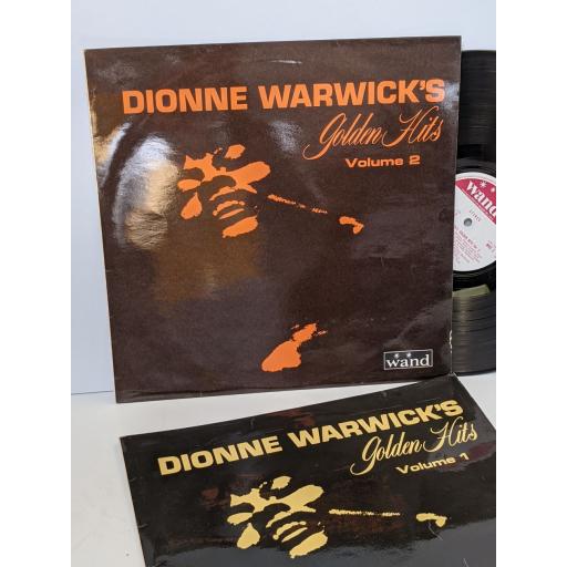 DIONNE WARWICK Golden hits volume 1 / volume 2, 2x 12" vinyl LP. WNS1 / WNS2