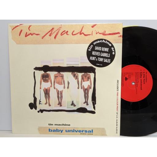 TIN MACHINE Baby universal (extended), A big hurt, Baby universal, 12" vinyl SINGLE. LONX310