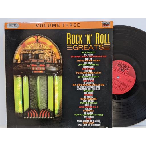VARIOUS Rock 'n' roll greats volume 3, 12" vinyl LP. MFP5809