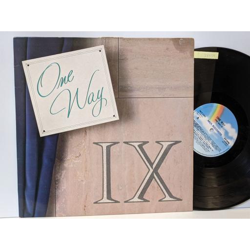 ONE WAY One way IX, 12" vinyl LP. MCF3343