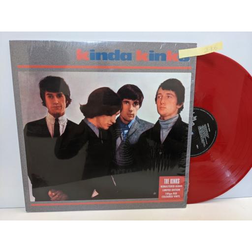 THE KINKS Kinda kinks, 12" RED vinyl LP. LC19813