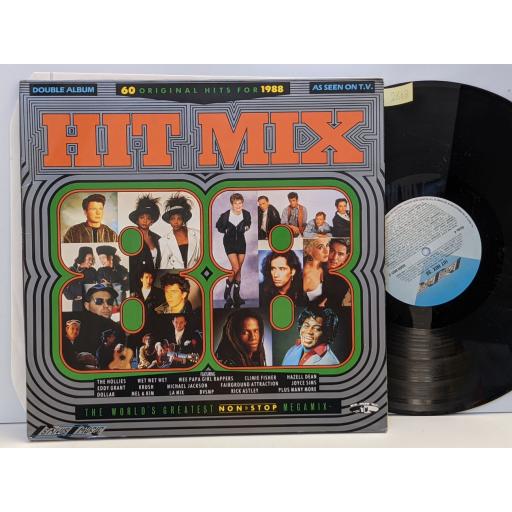 THE HOLLIES, EDDY GRANT, MICHAEL JACKSON, KRUSH, RICK ASTLEY ETC. Hit mix '88, 2x 12" vinyl LP. SMR8652