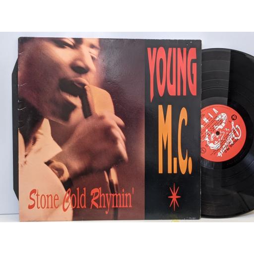 YOUNG M.C. Stone cold rhymin', 12" vinyl LP. BRLP540