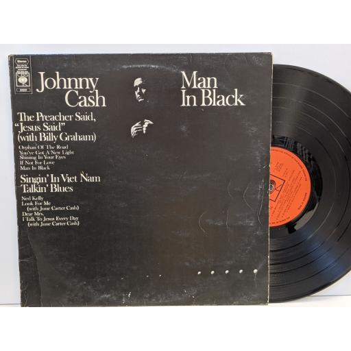 JOHNNY CASH Man in black, 12" vinyl LP. S64331