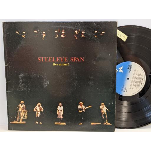 STEELEYE SPAN Live at last, 12" vinyl LP. CHR119