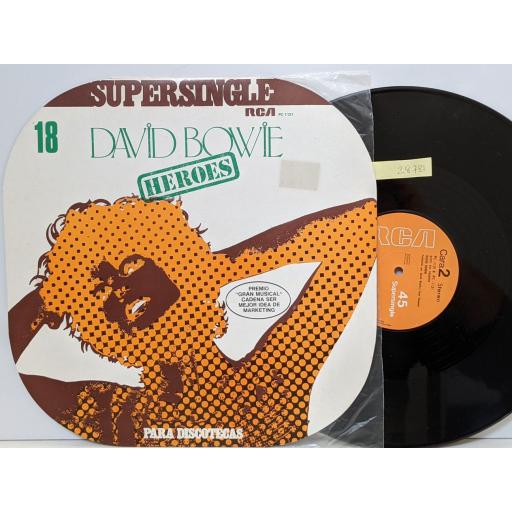 DAVID BOWIE Heroes, V-2 schneider, 12" vinyl SINGLE. PC1121