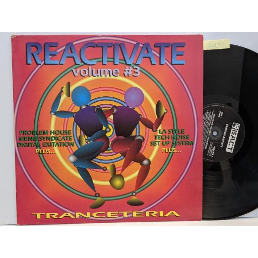 L.A. STYLE, SIL, DIGITAL EXCITATION ETC. Reactive volume 3 - tranceteria, 12" vinyl LP. REACTLP3