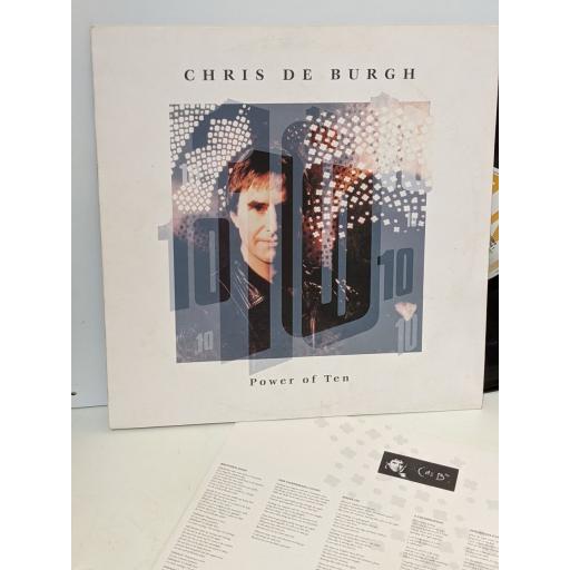 CHRIS DE BURGH Power of ten, 12" vinyl LP. 3971881