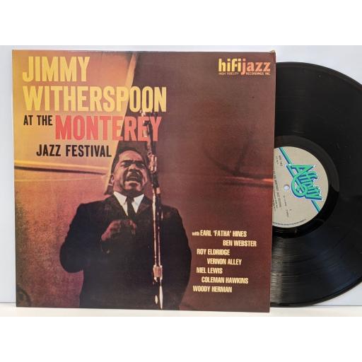 JIMMY WITHERSPOON At the monterey jazz festival,12" vinyl LP. AFF182