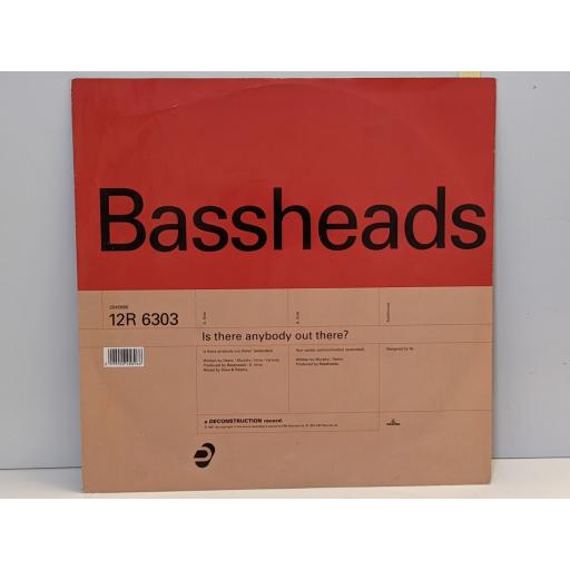 BASSHEADS Is there anybody out there?, Non verbal communication, 12" vinyl SINGLE. 12R6303