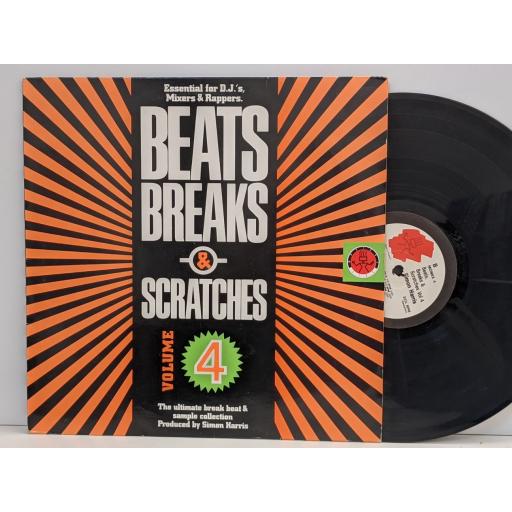 SIMON HARRIS Beats breaks and scratches volume 4, 12" vinyl LP. MOMIX4