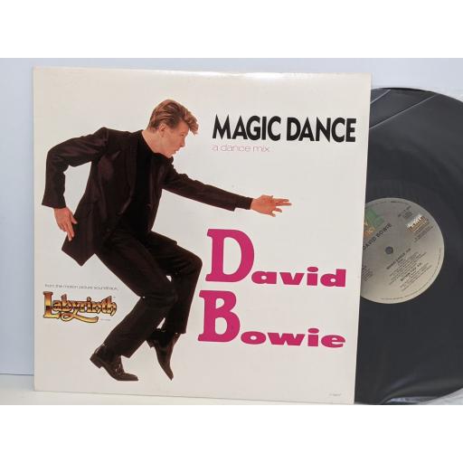 DAVID BOWIE Magic dance (a dance mix), Magic dance (dub), Within you, 12" vinyl SINGLE. V19217