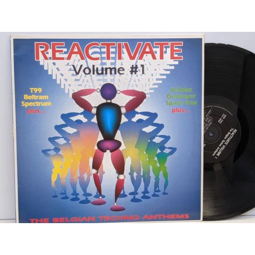 BELTRAM, MODULAR EXPANSION, SPECTRUM ETC. Reactive volume 1 - the belgian techno anthems, 12" vinyl LP. REACTLP1