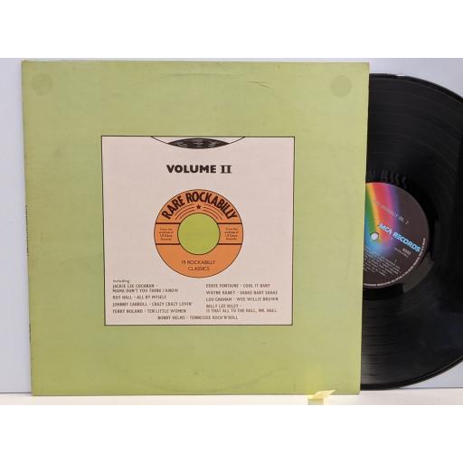 JACKIE LEE COCHRAN, ROY HALL, JOHNNY CARROLL ETC. Rare rockabilly volume 2, 12" vinyl LP. MCFM2789