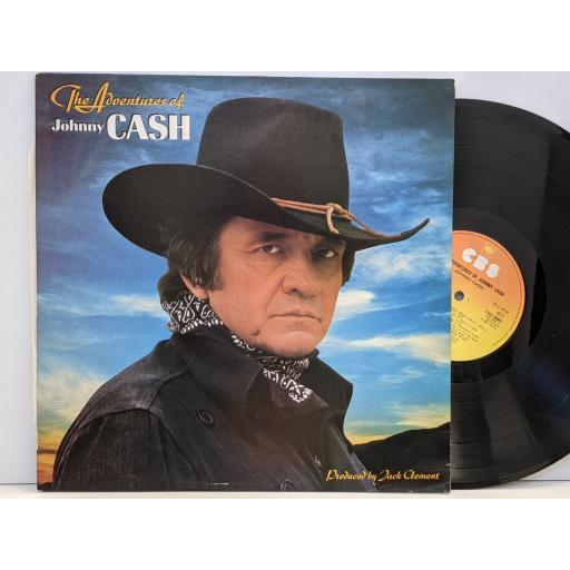 JOHNNY CASH The adventures of johnny cash, 12" vinyl LP. CBS85881