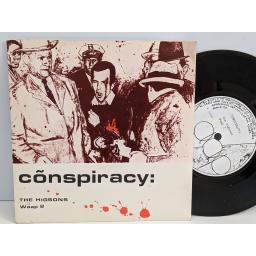 THE HIGSONS Conspiracy, Touchdown, 7" vinyl SINGLE. WAAP2