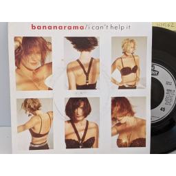 BANANARAMA I can't help it, Ecstasy, 7" vinyl SINGLE. NANA15