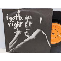 IGGY POP I got a right, Sixteen, 7" vinyl SINGLE. PB9213