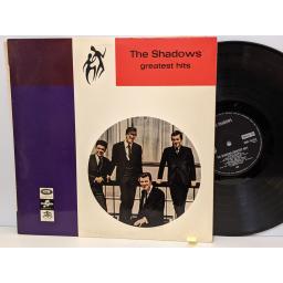 THE SHADOWS Greatest hits, 12" vinyl LP. GHX10012