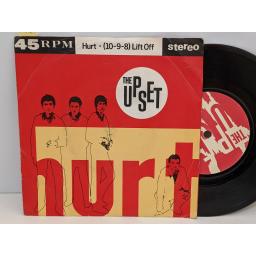 THE UPSET Hurt, (10-9-8) lift off, 7" vinyl SINGLE. UPSET1