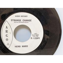 HERB WARD Strange change, Why do you want me to leave, 7" vinyl SINGLE. 13954