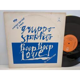 GRUPPO SPORIVO Beep beep love, Rubber gun, 12" vinyl SINGLE. SEPC126454