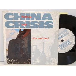 CHINA CRISIS Working with fire and steel, Dockland, Forever i and i, 7" vinyl SINGLE. VS620