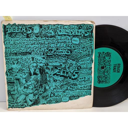 DELTA 5 Business, Now that you've gone, 7" vinyl SINGLE. RT031