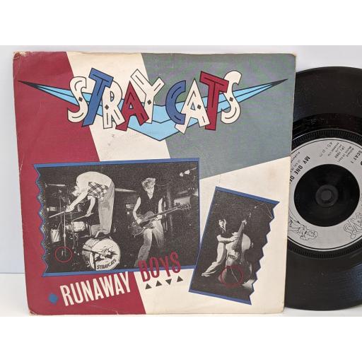 STRAY CATS Runaway boys, My one desire, 7" vinyl SINGLE. SCAT1