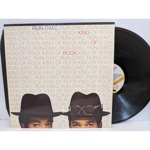 RUN D.M.C. King of rock, 12" vinyl LP. BRLP504