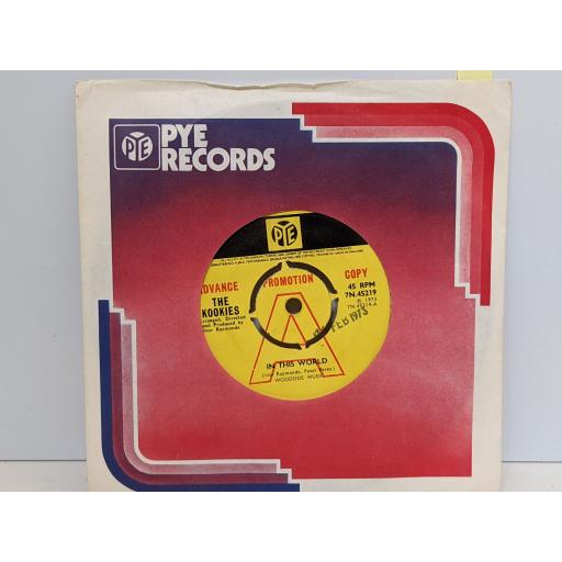 THE KOOKIES In this world, It's been a long time, 7" vinyl SINGLE. 7N45219