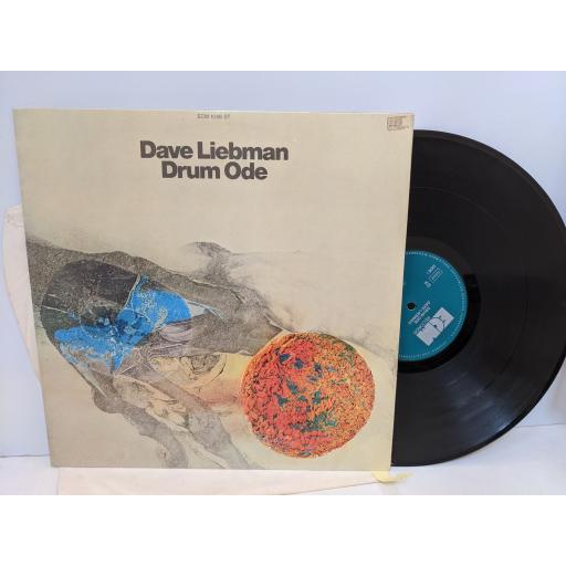 DAVE LIEBMAN Drum ode, 12" vinyl LP. ECM1046