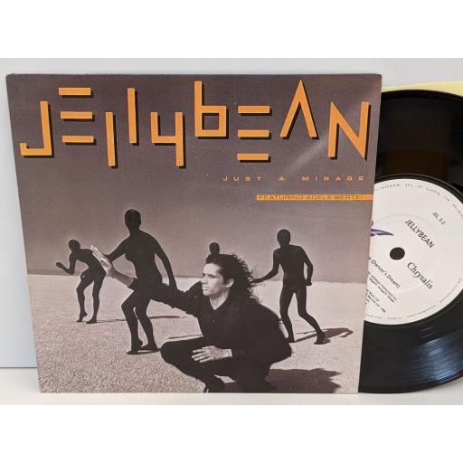 JELLYBEAN featuring ADELE BERTI Just a mirage, Mirage, 7" vinyl SINGLE. JEL3