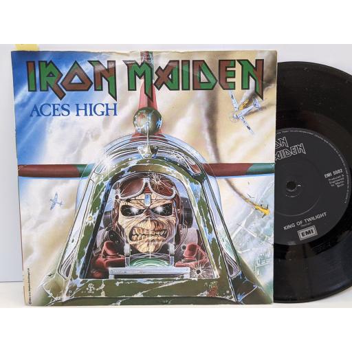 IRON MAIDEN Ages high, King of twilight, 7" vinyl SINGLE. EMI5502