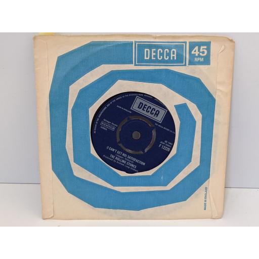 THE ROLLING STONES (I can't get no) satisfaction, 7" vinyl SINGLE. F12220