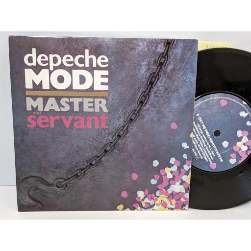 DEPECHE MODE Master and servant, (Set me free) remotivate me, 7" vinyl SINGLE. 7BONG6