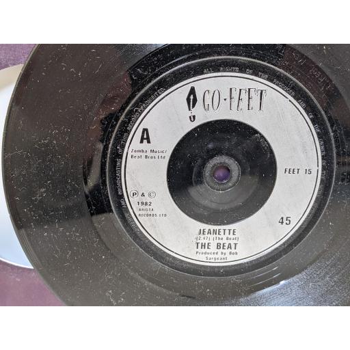 THE BEAT Jeanette, March of the swivel heads, 7" vinyl SINGLE. FEET15