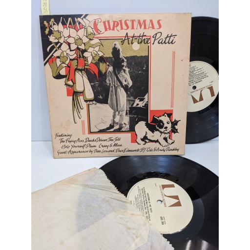 CHRISTMAS AT THE PATTI Live recording THE FLYING ACES, HELP YOURSELF, DAVE EDMUNDS, DUCK DELUXE, THE JETS, 2x 10" vinyl LP. UDX206