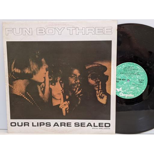 THE FUN BOY THREE Our lips are sealed, 12" vinyl SINGLE. FUNBX1