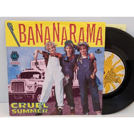 BANANARAMA Cruel summer, Summer dub, 7" vinyl SINGLE. NANA5