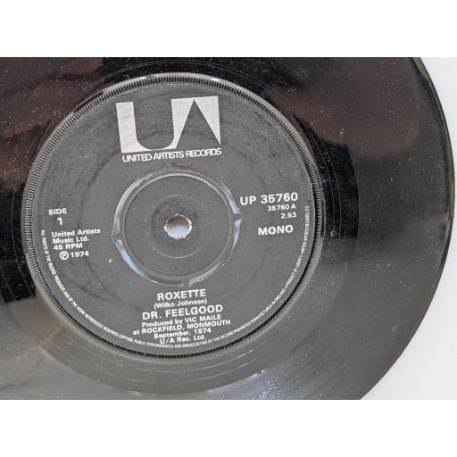 DR FEELGOOD Roxette, (Get your kicks on) route 66, 7" vinyl SINGLE. UP35760