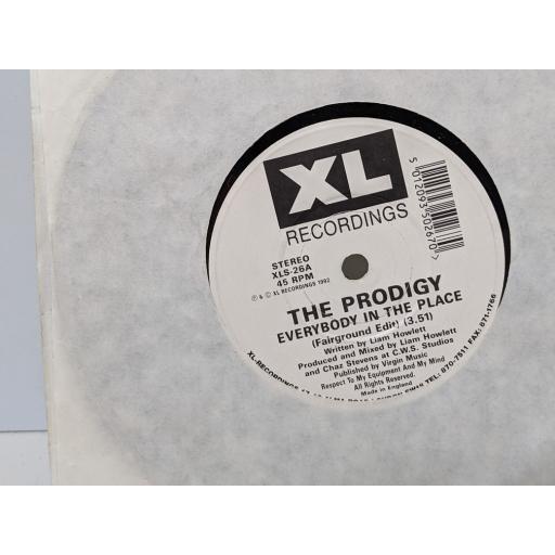 THE PRODIGY Everybody in the place, G-force (energy flow), 7" vinyl SINGLE. XLS26